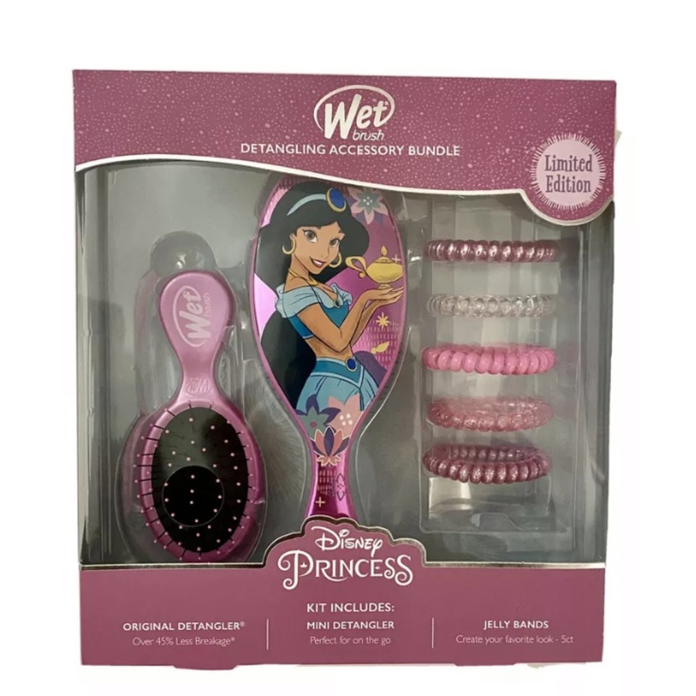 Wet Brush Jasmine Disney Princess Accessory Set Limited Edition New